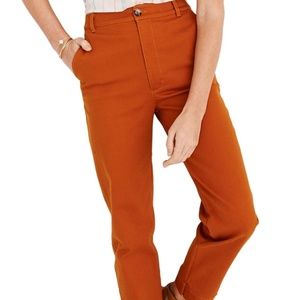 Madewell tapered pants golden pecan 31